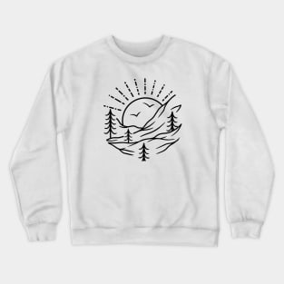 Through The Hills Crewneck Sweatshirt